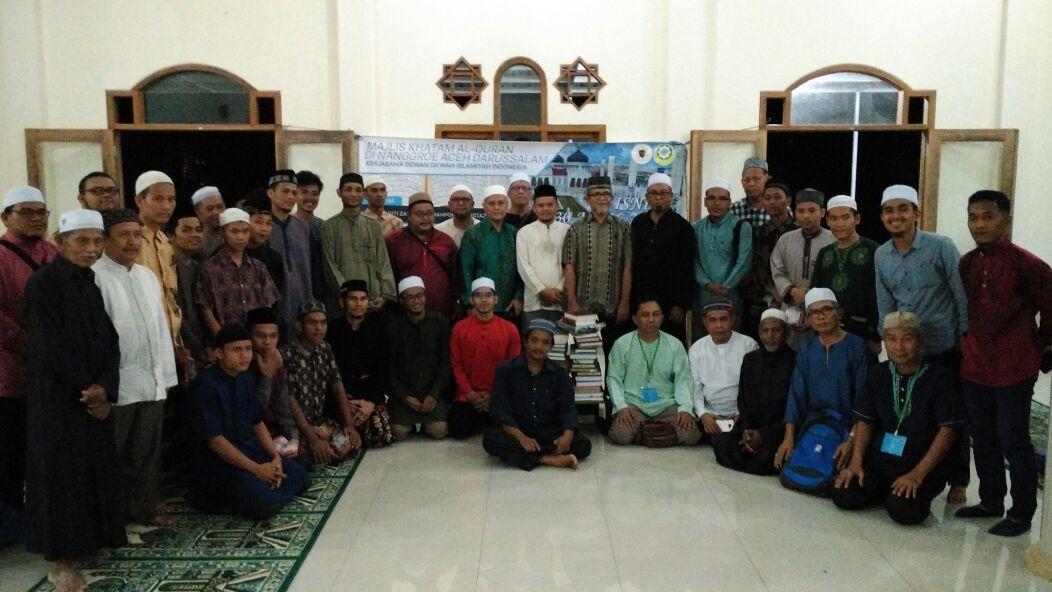 Majelis Taklim Malaysia Khataman Al-Quran di Dewan Dakwah Aceh