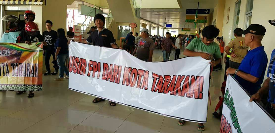 Rombongan Dakwah FPI Dihadang di Tarakan