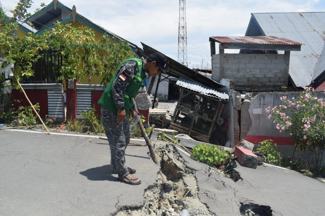 Pasca Gempa Palu, Tanah di Perumnas Balaroa Bergeser Tiap Hari