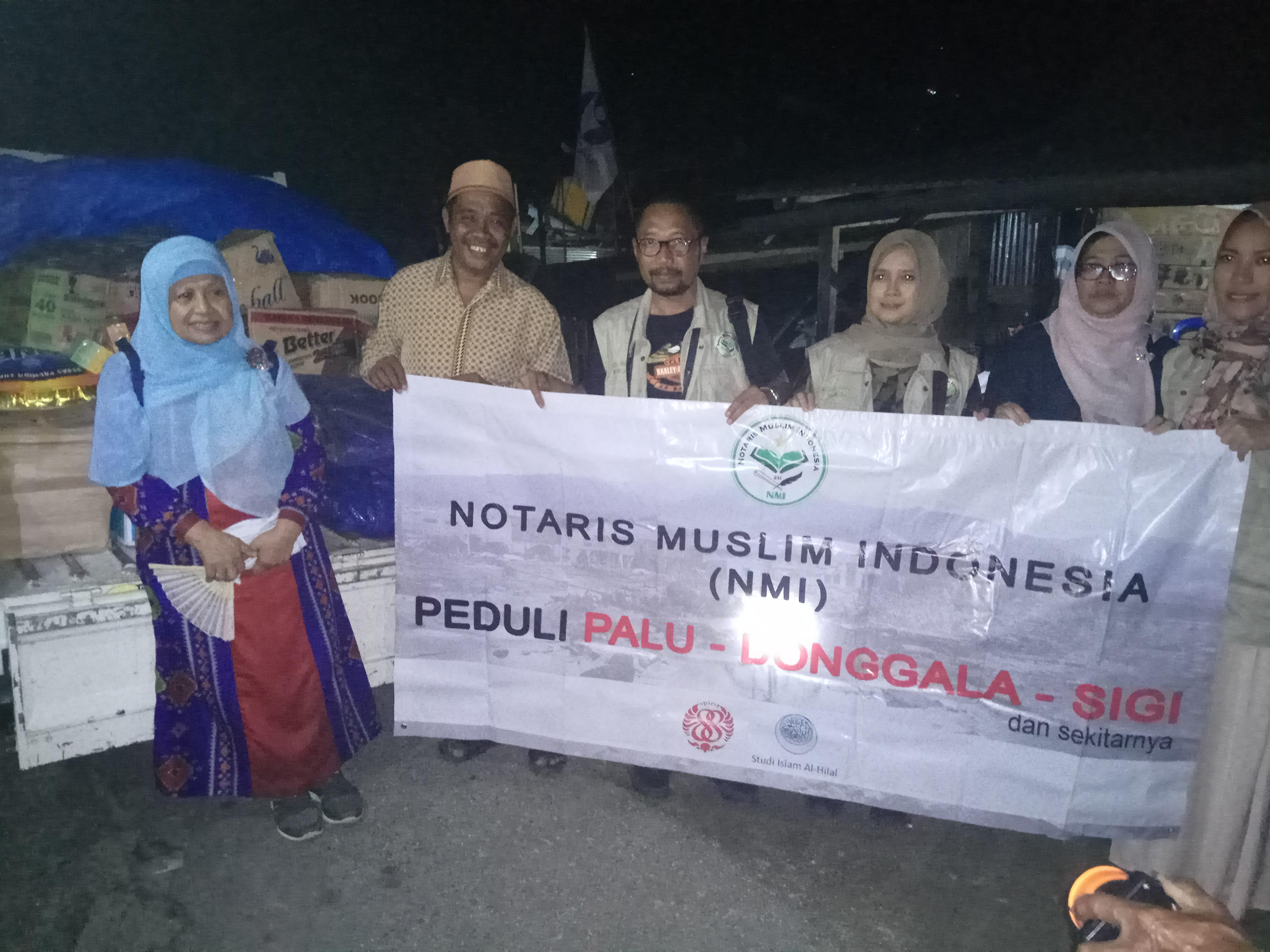 Notaris Muslim Indonesia Terjun ke Wilayah Bencana Palu