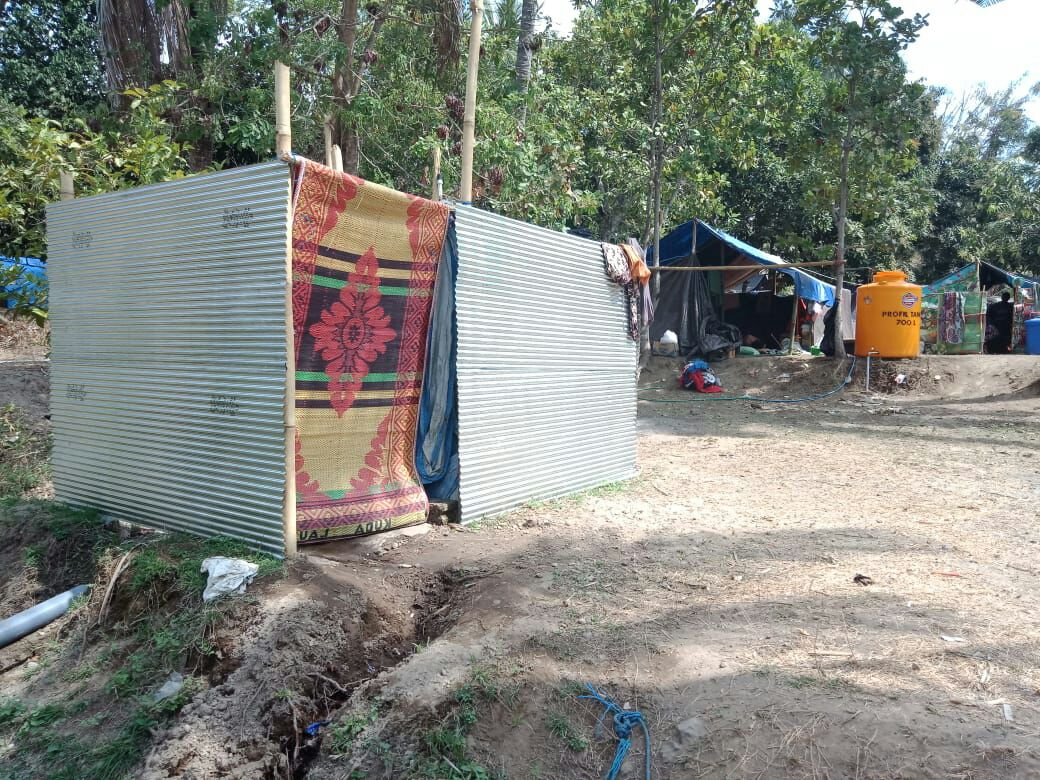 Stop Buang Hajat di Kebun, Akhirnya Kamp Pengungsian Punya MCK