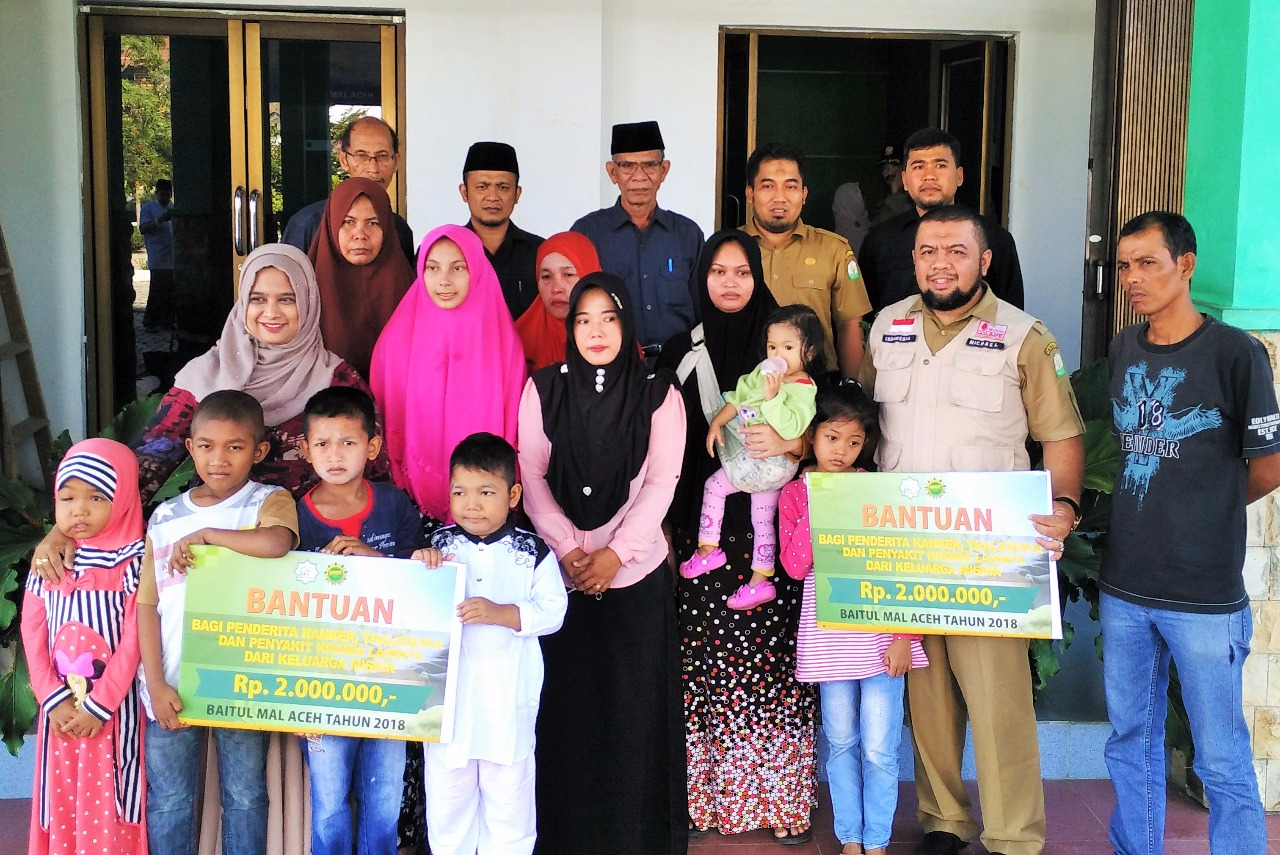 Baitul Mal Aceh Bantu Pengobatan Penderita Kanker dan Thalasemia
