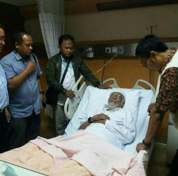 Dikabarkan Sakit, Putra: Ustadz Baasyir Sudah Dirawat di Rumah Sakit