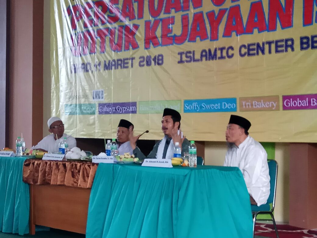 Ustadz Zaitun Rasmin: Kejayaan Islam Lahir Dari Persatuan Umat
