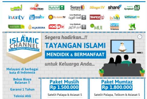 Lindungi Keluarga Dengan TV Parabola Islami. Beli Sebelum 'Kiamat' di Rumah Anda