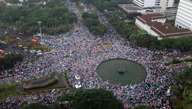 Meski dijegal, Peserta Aksi 313 Telah Mencapai Setengah dari Aksi 212