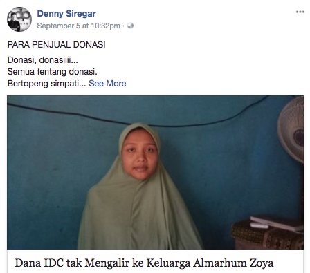 VIDEO TELAK Bantahan Untuk MetroTV, Denny Siregar, Hartati Sebar Hoax 'Donasi Zoya'