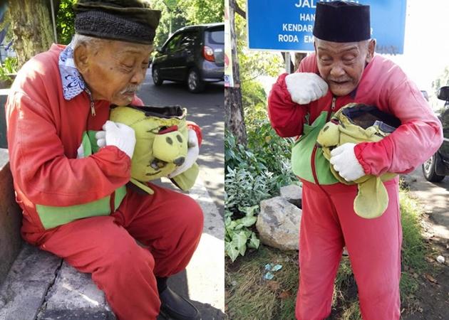 Kakek 'Winnie the Pooh', Pengemis Beromzet 15 Juta dan Beristri 7