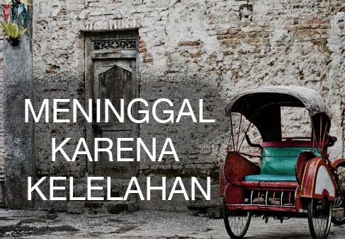 Tragis, Penarik Becak Tamu Pernikahan Putra Jokowi Meninggal Karena Kelelahan