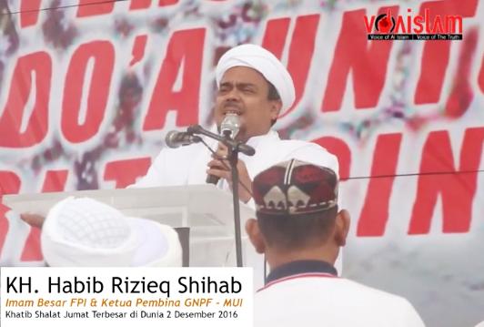 Video: Habib Rizieq Shihab Imami 7 Juta Umat Shalat Jumat Terbesar Dunia