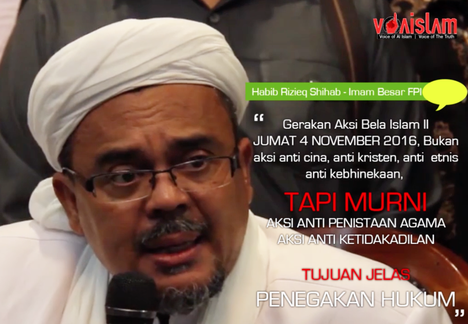 Video Habib Rizieq: Aksi Bela Islam - Islamis & Nasionalis Bersatu Penjarkan Ahok