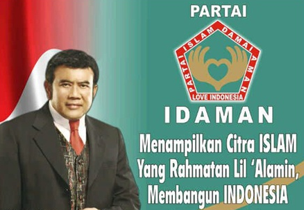 Raja Dangdut Rhoma Irama dirikan Partai Idaman, Partai Islam Damai dan Aman