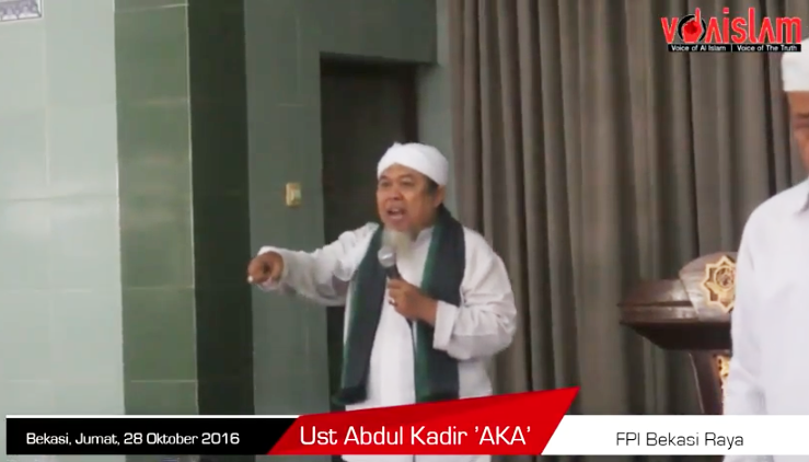 Video FPI Bekasi: Kita ga benci Ahok Karena Cina atau Kristen, Tapi karena...