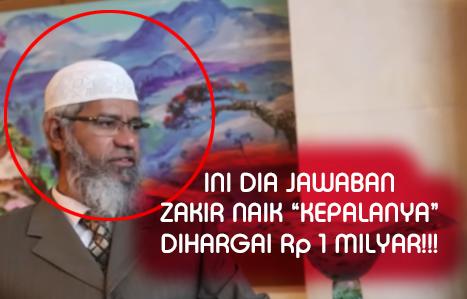 [Video] Ancaman Penggal Kepala Zakir Naik dihargai 1 Milyar Rupiah!! Apa Tanggapan Beliau?