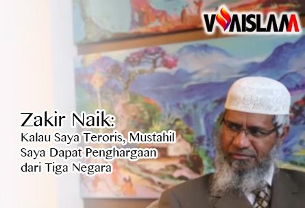 [video] Zakir Naik: Kalau Saya Teroris, Mustahil Saya Dapat Penghargaan dari Tiga Negara