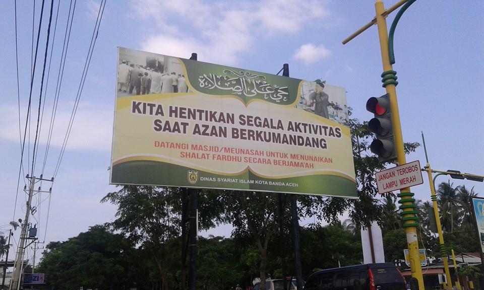 Dewan syariah Banda Aceh Serukan Hentikan Aktivitas saat Adzan