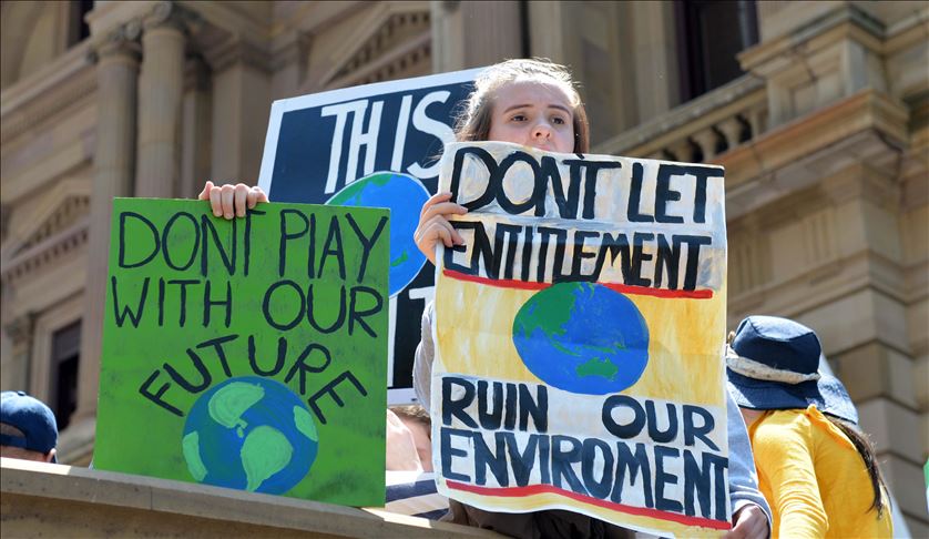 Ribuan Warga Australia Demo tentang Perubahan Iklim