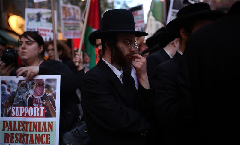 Warga Yahudi Anti Zionis di New York Protes Deklarasi Balfour