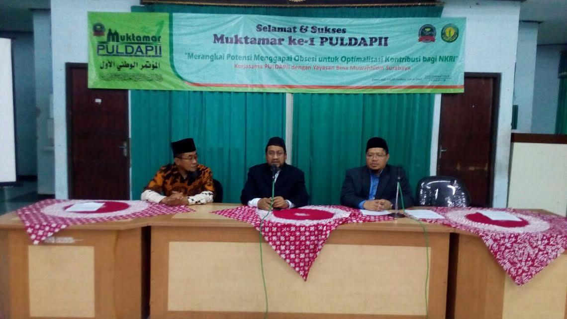 Muktamar PULDAPII ke-1 Berakhir, Ini Susunan Kepengurusan Periode 2017-2022