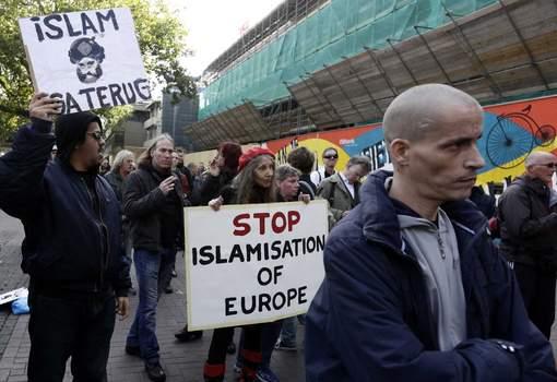Pawai Anti Muslim di Amsterdam Belanda Sepi Peminat