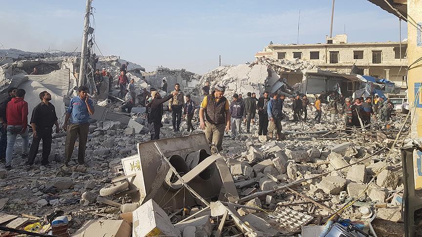 53 Orang Tewas dalam Serangan Udara ke Pasar di Aleppo