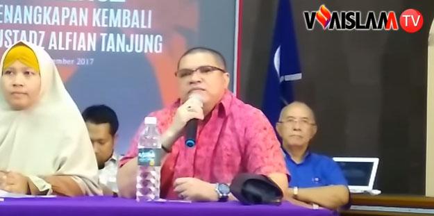(Video) Pengacara Kondang Sebut Hak Kemerdekaan Ustadz Alfian Tanjung Sudah Dilanggar