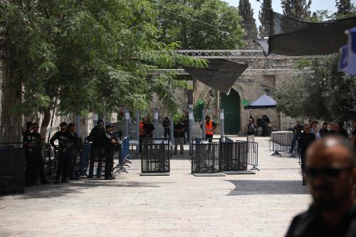 Laporan: Israel Akan Pindahkan Detektor Logam di Pintu Masuk Masjid Al-Aqsa 