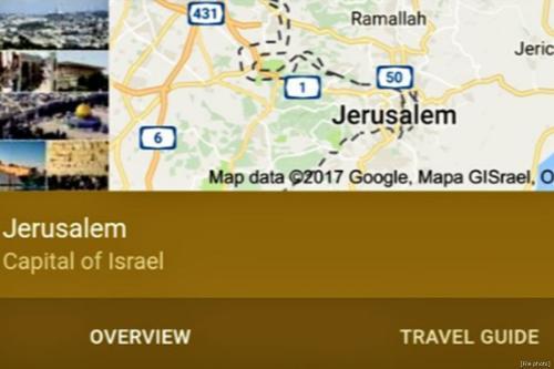 Setelah Keputusan Trump, Google Makin 'Berani' Nyatakan Yerusalem Sebagai Ibukota Israel