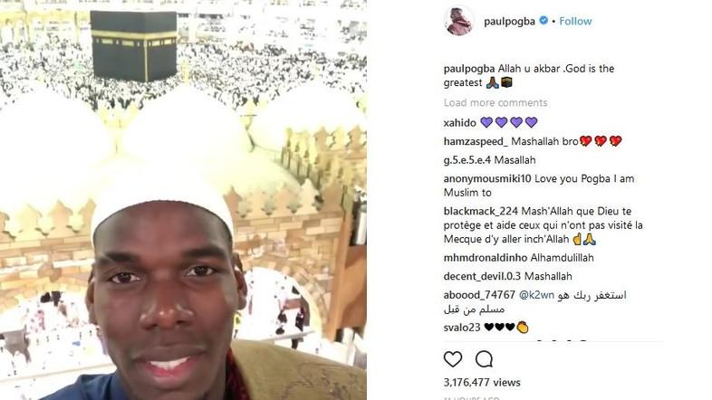 Laksanakan Ibadah Umroh, Bintang Sepakbola Paul Pogba Puji Mekkah Tempat yang Indah