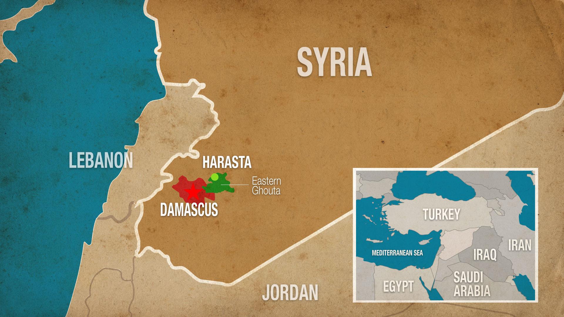 Pasukan Rezim Suriah Rebut Beberapa Bagian Ghouta Timur dari Oposisi 