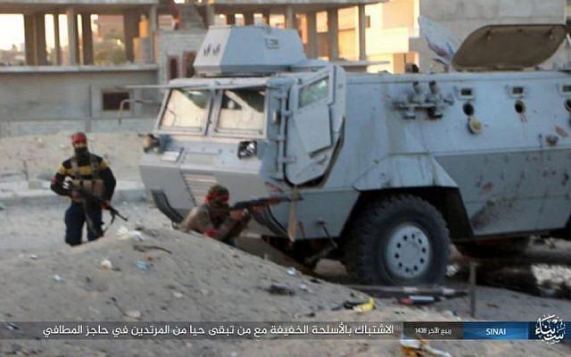 18 Polisi Mesir Tewas 7 Terluka dalam Penyergapan Pejuang Islamic State (IS) di Sinai