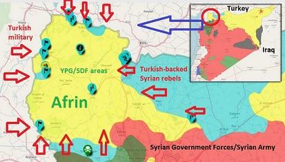 Erdogan Berharap Kota Afrin Akan Dibebaskan 'Malam Ini'