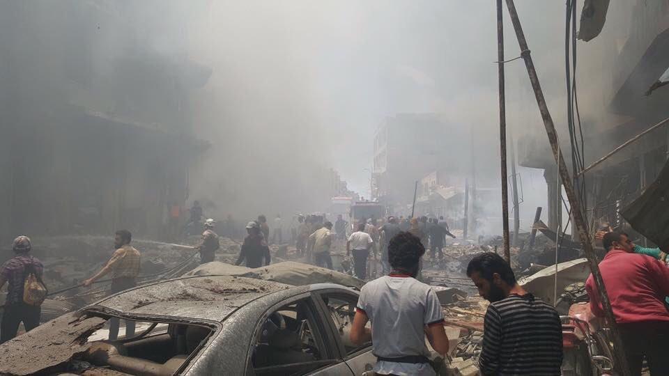 Pasukan Assad Tingkatkan Pemboman Udara di Idlib 