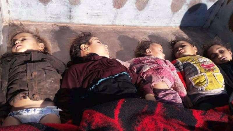 99 Warga Sipil Tewas 300 Sesak Nafas Akibat Serangan Kimia Rezim Assad dan Rusia di Hama