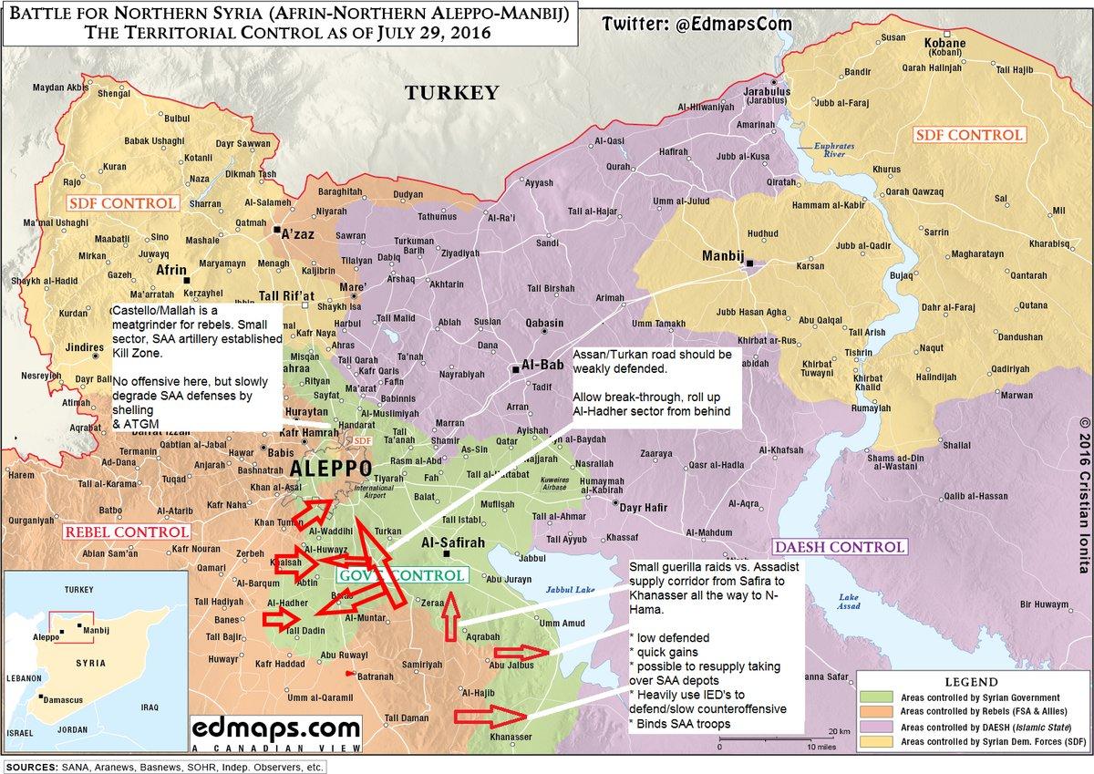 Pejuang Oposisi Rebut Kembali Desa Manyan di Aleppo dari Rezim Assad dan Sekutunya