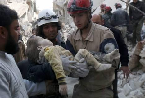87 Warga Suriah Tewas 352 Terluka Akibat Pemboman Rezim Assad di Ghouta Timur