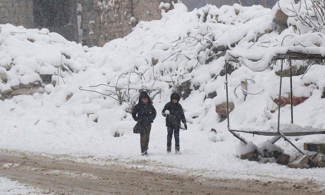 Salju, Hujan dan Suhu Beku, Musuh Baru Pengungsi Aleppo di Idlib selain Pasukan Pro-Assad