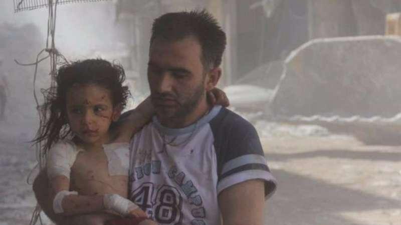 Serangan Udara Rezim Assad dan Rusia di Pemukiman Aleppo Tewaskan Puluhan Warga Sipil