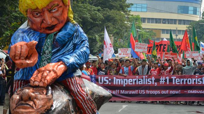 Warga Filipina Berdemo Desak Penarikan Pasukan AS dari Negara Itu 