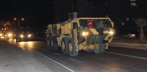 Konvoi Besar Militer Turki Masuki Kota Khan Al-'Assal di Aleppo Suriah