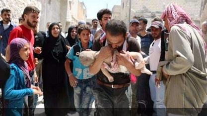 23 Warga Sipil Tewas Akibat Serangan Udara Rusia di Kota Douma Suriah
