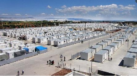 Turki Bangun 3 Kota Kontainer Terbesar di Dunia untuk Menampung 40.000 Pengungsi Suriah