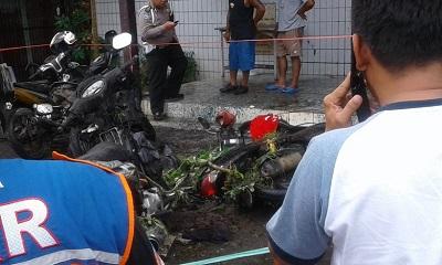 Bom Molotov Meledak di Halaman Gereja Oikumene Samarinda, 4 Motor Terbakar