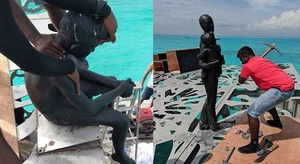 Maladewa Hancurkan Patung-patung Buatan Seniman Inggris yang Dianggap Menyerang Islam