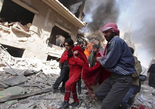 Sedikitnya 17 Warga Sipil Tewas Akibat Serangan Udara Terbaru Rezim Assad di Dekat Damaskus
