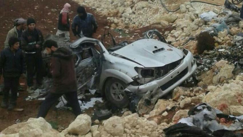 Serangan Pesawat Tak Berawak AS Tewaskan Seorang Komandan Ahrar Al-Sham di Idlib