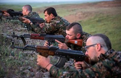 Komunis Kurdi YPG Tembaki Kendaraan Penyelamat di Kota Azaz Suriah