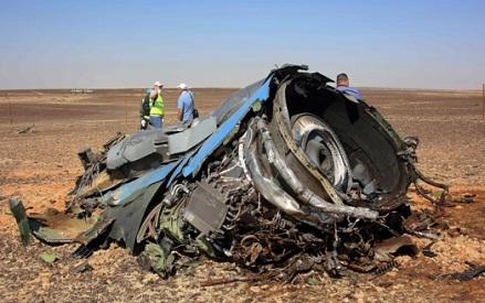 Israel Yakin Pesawat Rusia yang Jatuh di Semenanjung Sinai Mesir Dibom