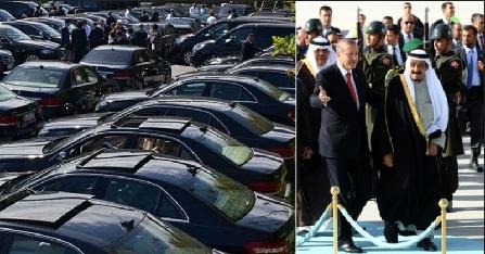 Wow! 130 Miliar Rupiah Dihabiskan untuk Kunjungan 2 hari Raja Salman di Turki
