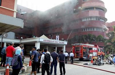 Enam Pasien Tewas dalam Kebakaran di ICU Rumah Sakit Pemerintah di Johor Baru Malaysia